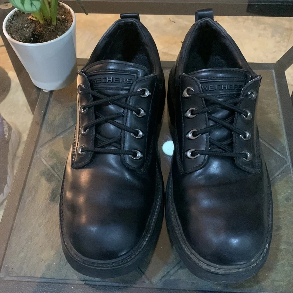 SKECHERS| VINTAGE LEATHER OXFORDS